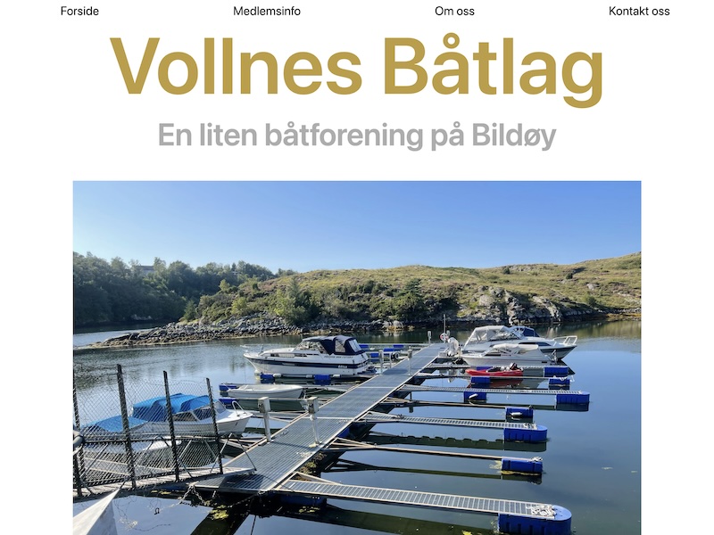 Bilde av websiden neptun-bf.no